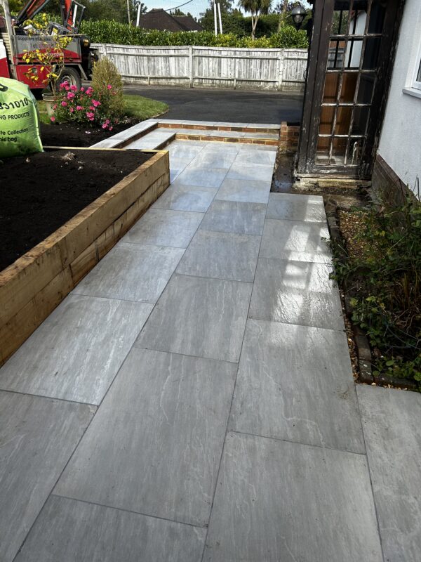 kandla grey porcelain paving 600x 900