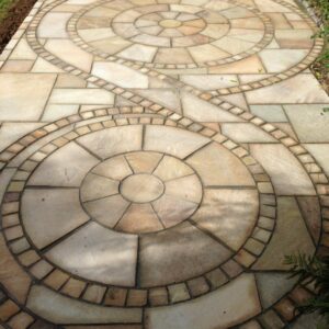 MINT FOSSIL Indian Sandstone Circle 1.5m £300.00 Delivered - Image 3