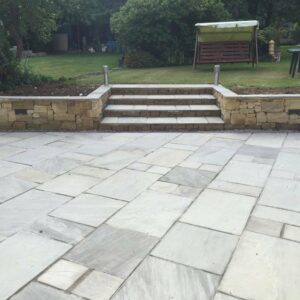 22mm KANDLA GREY Indian Sandstone Paving (IN 4 DIFFERENT SIZES) 19 Sqm Pallet £480.00 Delivered - Image 8