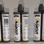 PPA porcelain paving epoxy grout tubes, a choice of five different colours