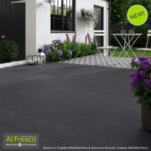 SHERBORNE GRAPHITE Porcelain (600mm x 600mm x 20mm) £45.00 Per Sqm Delivered - Image 1