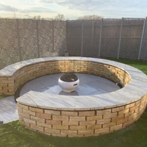 mint fossil 225mm walling blocks