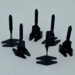 1.5 mm 3mm 5mm porcelain paving spacer and leveling system 100 legs per bag