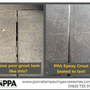 Do not use cement based grouts this is what happens after two years always use PPA epoxy grout