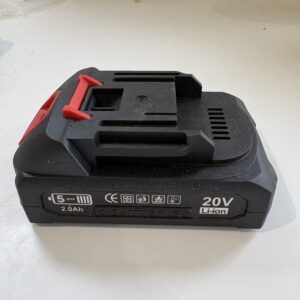 Replacement battery for PPA battery grout gun