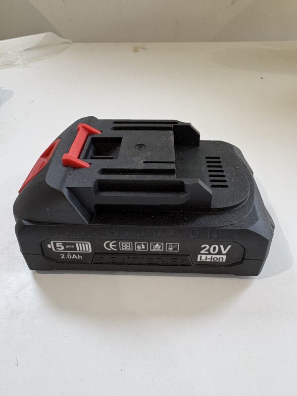 Replacement battery for PPA battery grout gun