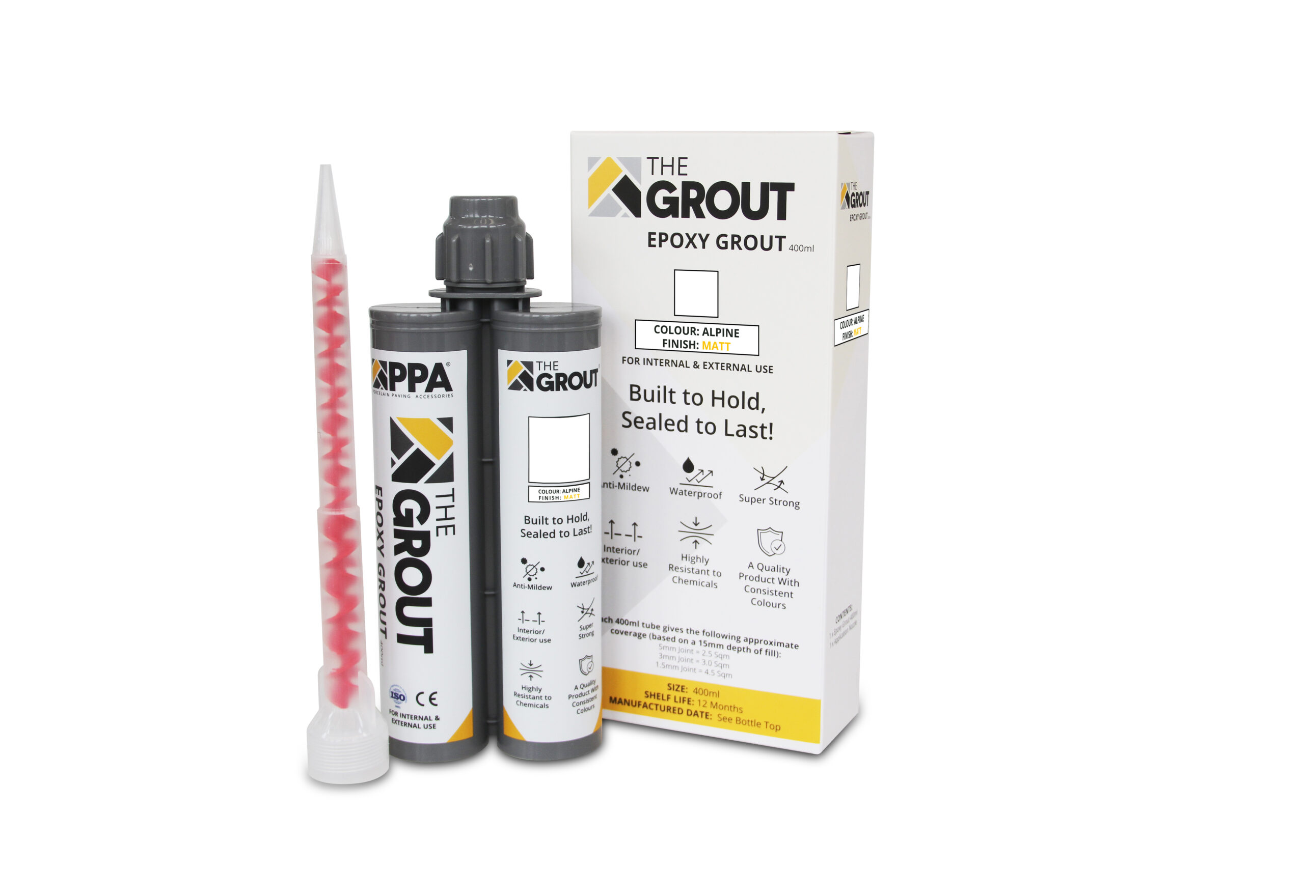 Alpine Epoxy Grout Tube £18.00