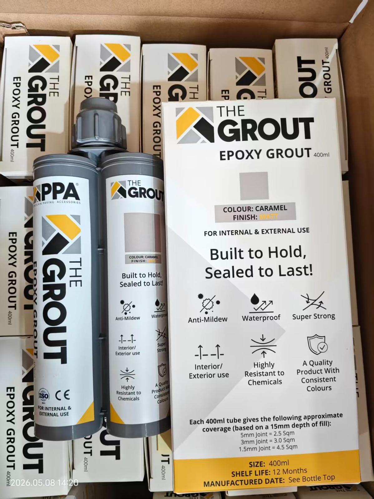 Caramel Epoxy Grout Box of 20 £310.00